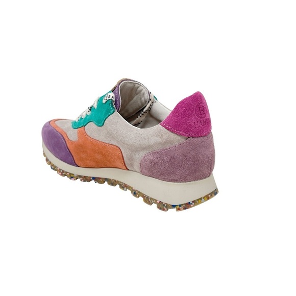 Hanks Suede Multi Colored Sneakers, Suede Sneakers NWOT - Picture 5 of 5